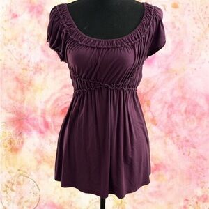 Max Studio Plum Purple Blouse